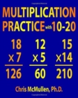 Image for Multiplication Practice with 10-20 : Improve Your Math Fluency Worksheets