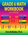 Image for Grade 6 Math Workbook with Answers