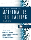 Image for Making Sense of Mathematics for Teaching Grades K-2