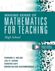 Image for Making Sense of Mathematics for Teaching High School