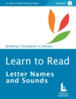 Image for Letter Names and Sounds : Student Edition