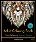 Image for Stress Relieving Animal Designs : Adult Coloring Book, Celebration Edition