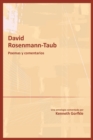 Image for David Rosemann-Taub: poemas y comentarios
