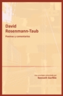 Image for David Rosemann-Taub: Poemas Y Comentarios: Una antologÃ&amp;#xAD;a Comentada