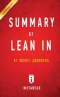 Image for Summary of Lean In : by Sheryl Sandberg Includes Analysis