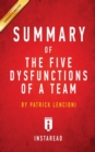 Image for Summary of The Five Dysfunctions of a Team : by Patrick Lencioni - Includes Analysis