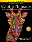 Image for Coloring Book For Adults : Exotic Animals: Stress Relieving Animal Designs for Adults Relaxation