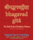Image for Bhagavad Gita for Note-taking : Holy Book of Hindus with Sanskrit Text, English Translation/Transliteration &amp; Dotted-Lined-Margin for Taking Notes
