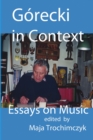Image for G?recki in Context : Essays on Music
