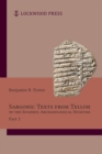 Image for Sargonic Texts from Telloh in the Istanbul Archaeological Museums, Part 2 : Part 2