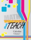 Image for Worksheets that Teach : Calculus, Volume I