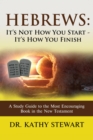 Image for Hebrews: It&#39;s Not How You Start - It&#39;s How You Finish: A Study Guide to the Most Encouraging Book in the New Testament