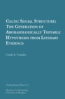 Image for Celtic Social Structure Volume 54