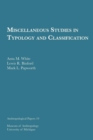 Image for Miscellaneous Studies in Typology and Classification Volume 19