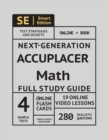 Image for Accuplacer Math Full Study Guide : Complete Math Review, Online Video Lessons, 4 Full Practice Tests Book + Online, 280 Realistic Questions, Plus Online Flashcards