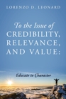 Image for To the Issue of Credibility, Relevance, and Value
