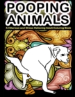 Image for Pooping Animals : A Hilarious and Stress Relieving Adult Coloring Book: White Elephant Gag Gift Coloring Books For Adults