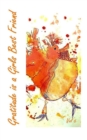 Image for Gratitude is a Girl&#39;s best Friend - Orange Bird : 8 x 5 2 with 100 Lightly Lined Pages, Beautiful Cover, for Positive Energy a Great Day and a Joy Filled Heart