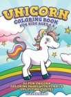 Image for Unicorn Coloring Book for Kids Ages 4-8 : 50 Fun Unicorn Coloring Pages With Funny &amp; Uplifting Quotes
