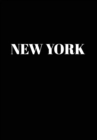 Image for New York : Hardcover Black Decorative Book for Decorating Shelves, Coffee Tables, Home Decor, Stylish World Fashion Cities Design