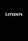 Image for London : Hardcover Black Decorative Book for Decorating Shelves, Coffee Tables, Home Decor, Stylish World Fashion Cities Design
