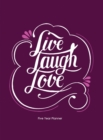 Image for Live Laugh Love : Five Year Planner: 2020-2024 Monthly Planner 8.5 x 11 with Hardcover