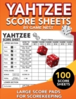 Image for Yahtzee Score Sheets : 100 Large Score Pads for Scorekeeping | 8.5&quot; x 11&quot; Yahtzee Score Cards
