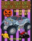 Image for Halloween monster trucks coloring book for kids ages 4-8