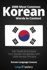 Image for 2000 Most Common Korean Words in Context : Get Fluent &amp; Increase Your Korean Vocabulary with 2000 Korean Phrases