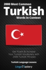 Image for 2000 Most Common Turkish Words in Context : Get Fluent &amp; Increase Your Turkish Vocabulary with 2000 Turkish Phrases