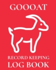 Image for Goooat Record Keeping Log Book