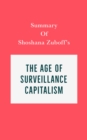 Image for Summary of Shoshana Zuboff&#39;s The Age of Surveillance Capitalism