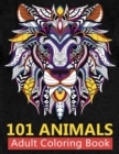 Image for 101 Animals Adult Coloring Book