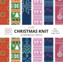 Image for Cute Christmas Knit Scrapbook Paper : 8x8 Holiday Designer Patterns for Decorative Art, DIY Projects, Homemade Crafts, Cool Art Ideas