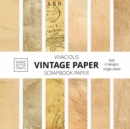 Image for Vivacious Vintage Paper Scrapbook Paper : 8x8 Designer Stained Paper Patterns for Decorative Art, DIY Projects, Homemade Crafts, Cool Art Ideas