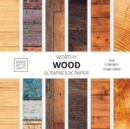 Image for Worthy Wood Scrapbook Paper : 8x8 Designer Wood Grain Patterns for Decorative Art, DIY Projects, Homemade Crafts, Cool Art Ideas