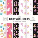 Image for Cute Baby Girl Ideas Scrapbook Paper 8x8 Designer Baby Shower Scrapbook Paper Ideas for Decorative Art, DIY Projects, Homemade Crafts, Cool Nursery Decor Ideas