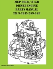 Image for MEP 805B / 815B Diesel Engine Repair Parts Manual TM 9-2815-259-24P