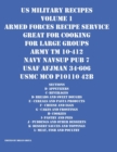 Image for US Military Recipes Volume 1 Armed Forces Recipe Service Great for Cooking for Large Groups
