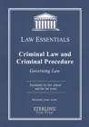 Image for Criminal Law and Criminal Procedure, Law Essentials : Governing Law for Law School and Bar Exam Prep