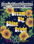 Image for Inspirational Quotes Large Print Adult Color by Number - Dream Big, Shine Bright