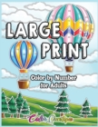 Image for Large Print Color by Number for Adults