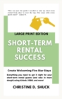 Image for Short-Term Rental Success : Large Print Edition