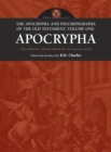 Image for Apocrypha and Pseudepigrapha of the Old Testament, Volume One : Apocrypha