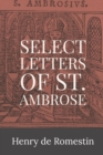 Image for Select Letters of St. Ambrose