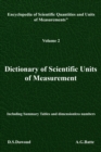 Image for Dictionary of Scientific Units of Measurement - Volume II