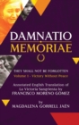 Image for Damnatio Memoriae - VOLUME I