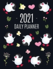 Image for Penguin Daily Planner 2021 : Keep Track of All Your Weekly Appointments! Cute Large Black Year Agenda Calendar with Monthly Spread Views Funny Animal Planner &amp; Monthly Scheduler Arctic Bird South Pole