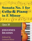 Image for Brahms, Johannes - Sonata No. 1 in e minor Op. 38 for Cello and Piano - by Rose - International
