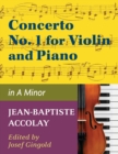 Image for Accolay, J.B. - Concerto No. 1 in a minor for Violin - Arranged by Josef Gingold - International